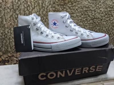 All Star Cano Alto Branco 34