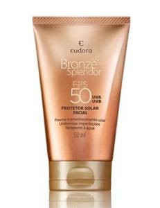 Bronze Splendor Protetor Facial Com Cor