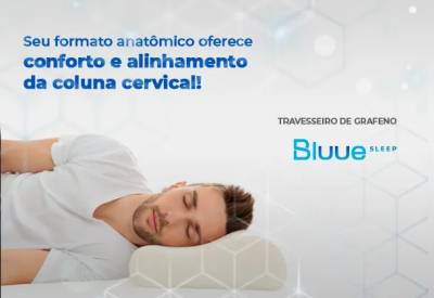 Travesseiro De Grafeno - Bluee Sleep