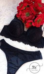 Conjunto Lingerie Luxo Com Nojo