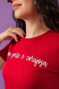 Tshirt Feminina 100% Algodo Tam P 34/36