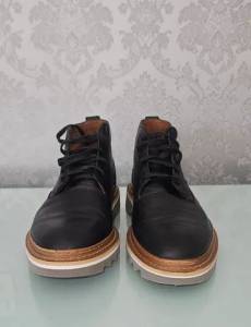 Bota Masculina We Basic Preta Tratorada/ N 38  (semi-nova)