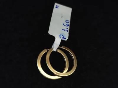 Brinco Argola De Ouro 18 K