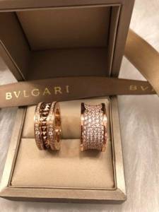 Aneis Bvlgari Alianas De Luxo Com Caixa Brinde