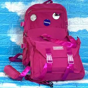 Kit Mochila + Bolsa + Pochete