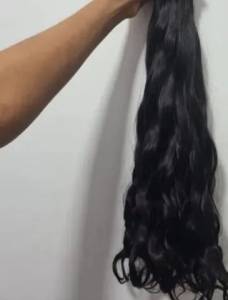 Cabelo Humano Liso Ondulado 60cm 300 G