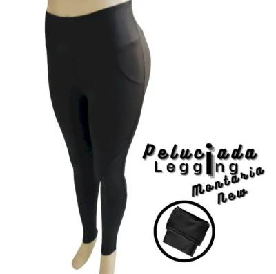 Legging Peluciada P Aos Tamanhos Especiais.