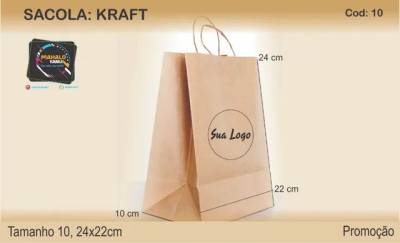 Sacolas Kraft Personalizadas