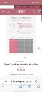 Short Corte Eletronico Em Microfibra