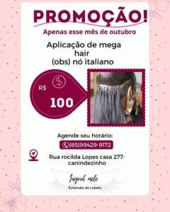 Aplicao De Mega Hair