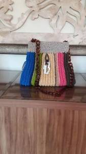 Bolsa Amor & Croch Multicolorida