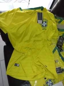 Camisa Do Brasil Amarela