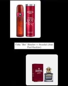 Perfume Cuba Hot/ Scandal  Importado