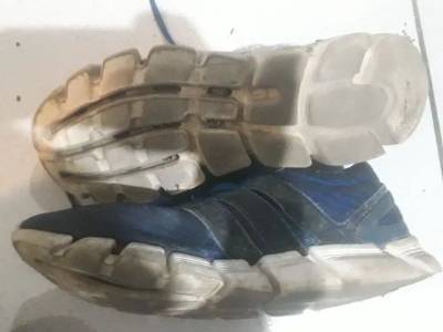 Tnis Esportivo Adidas Azul Usado Tamanho 43