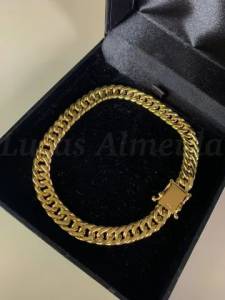 Pulseira Grumet Dupla Em Ouro 18k