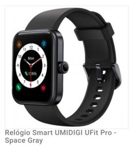 Relgio Smart Umidigi Ufit Pro - Space Gray br  br 