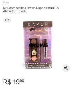 Kit Sobrancelhas Brows Dapop Hb98329 Atacado + Brinde