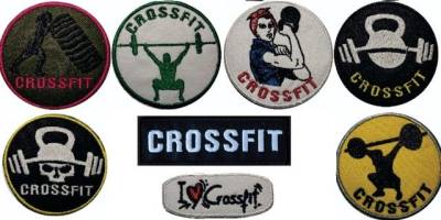 Patch Bordado Crossfit (personalizvel)