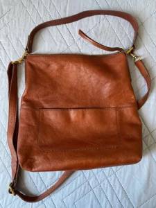 Bolsa Fossil Couro