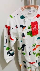 (novo!!!) Pijama Macaco Body Infantil (18 A 24 Meses)