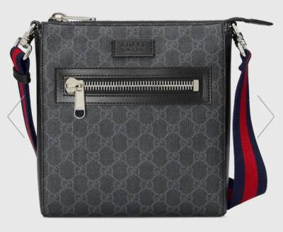 Bolsa Gucci Original Gg Black Small Messenger Bag