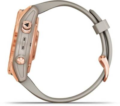 Relgio Garmin Fenix 7s  Solar Rosa Dourado