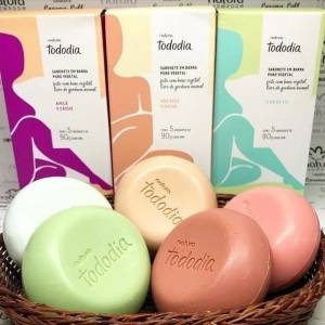 Caixa Com 5 Sabonetes 90 G Cada (natura Linha Todo Dia)