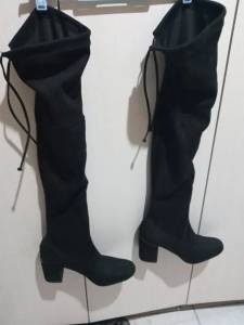 Bota Feminina Over Preta