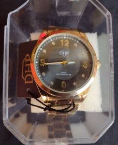 Relgio Dhp Analgico Quartz Dourado