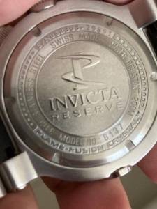 Invicta Reserve Swiss Made 6137 Exclusivo