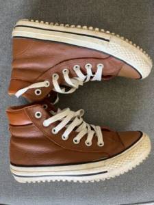 Tnis Converse Couro 35 Marrom