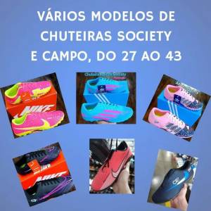 Vrios Modelos De Chuteiras Society, Campo E Futsal