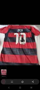 Camisa Flamengo Personalizada Zico