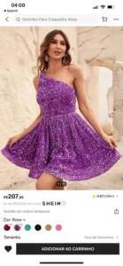 Vestido Roxo Festa Taylor Swift The Eras