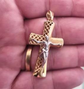 Pingente Crucifixo Ouro 18k