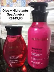 Kit Spa Ameixa: Hidratante + leo R$149,90