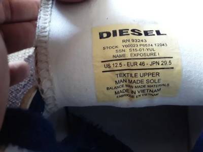 Tnis Diesel Original Cano Alto, Leia A Descrio