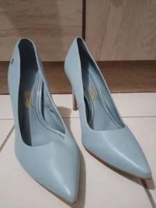 Scarpin Azul Pastel Tam 39