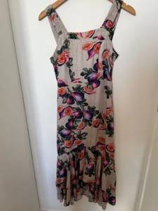 Vestido Midi Estampado Renner