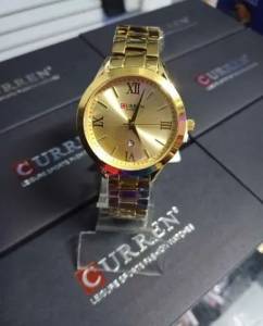 Relgio Feminino Curren Original Dourado