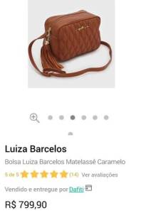 Bolsa Clssica Luiza Barcelos - Modelo Grande