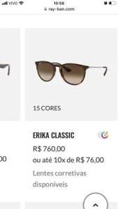 culos Ray Ban Feminino