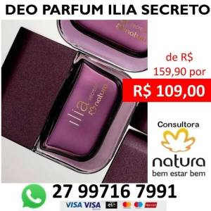 Deo Parfum Natura Ilia Secreto Feminino 50 Ml