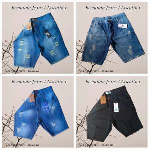 Bermuda Jeans Masculina