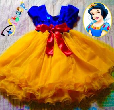 Vestido Branca De Neve Usado 1 Sp Vez