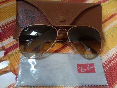 culos De Sol Aviador Rayban Original Dourado