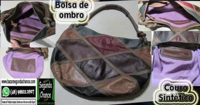 Bolsa De Ombro Estilo Losango