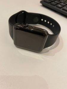 Apple Watch, 42mm, Caixa De Ao Inoxidvel, Black