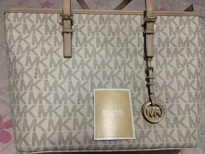 Bolsa Michael Kors Off White Original