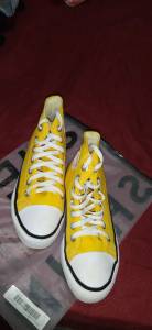 Tnis Amarelo De Cano Alto All Star